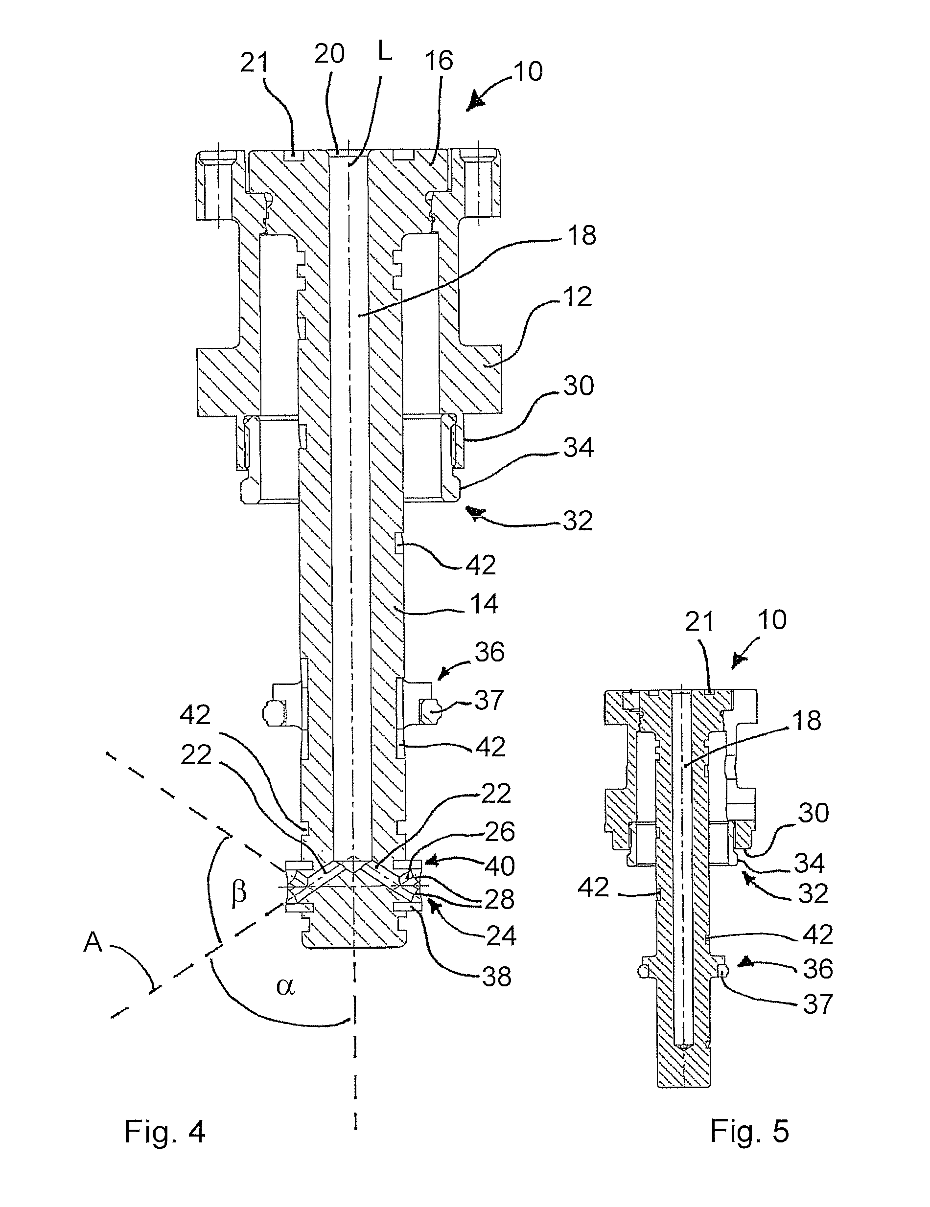 Injection moulding device