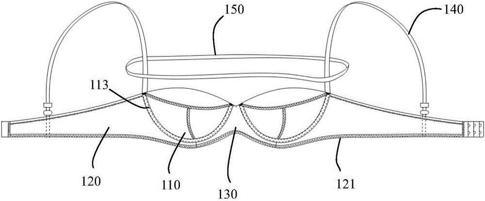 Three-dimensional body measuring bra for women