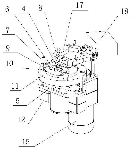 Riveting press for automobile automatic gear-shifting cable heads