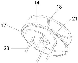 Tree stump removing device