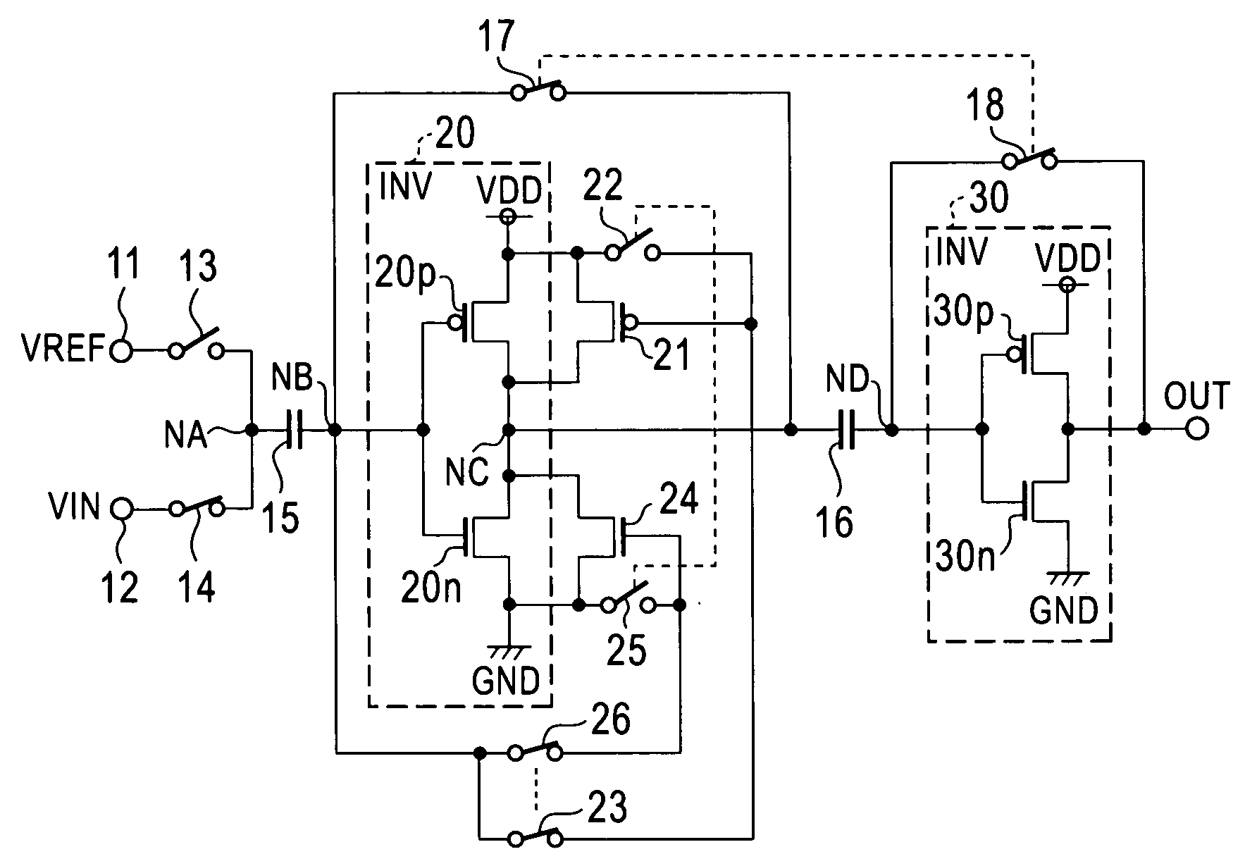 Chopper type comparator