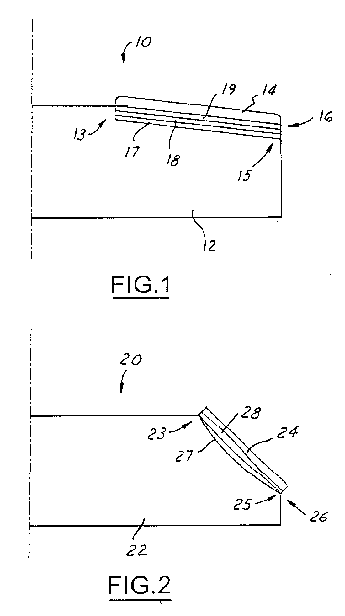 Method for making a light weight high performance target