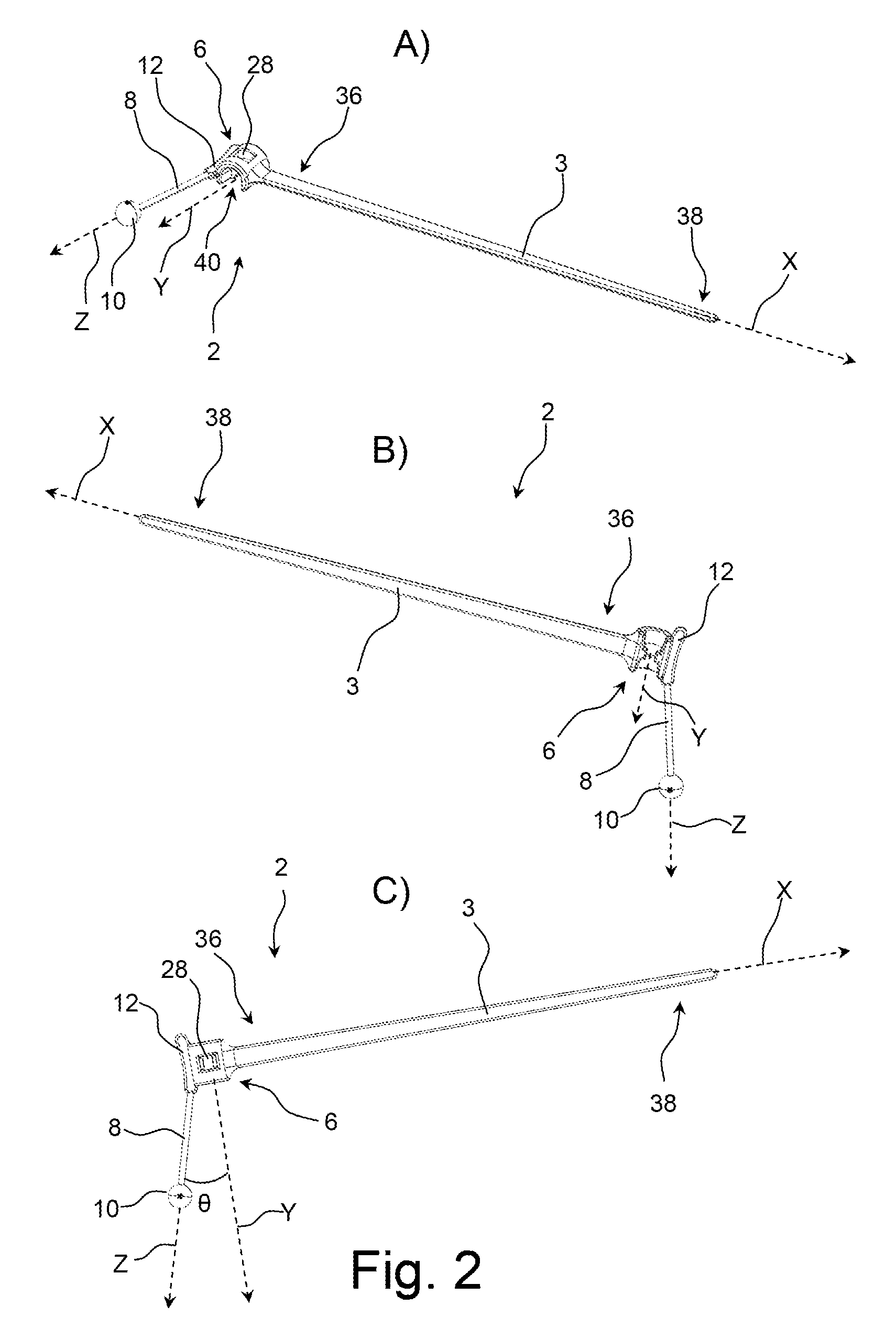 Ear strap for a probe tube