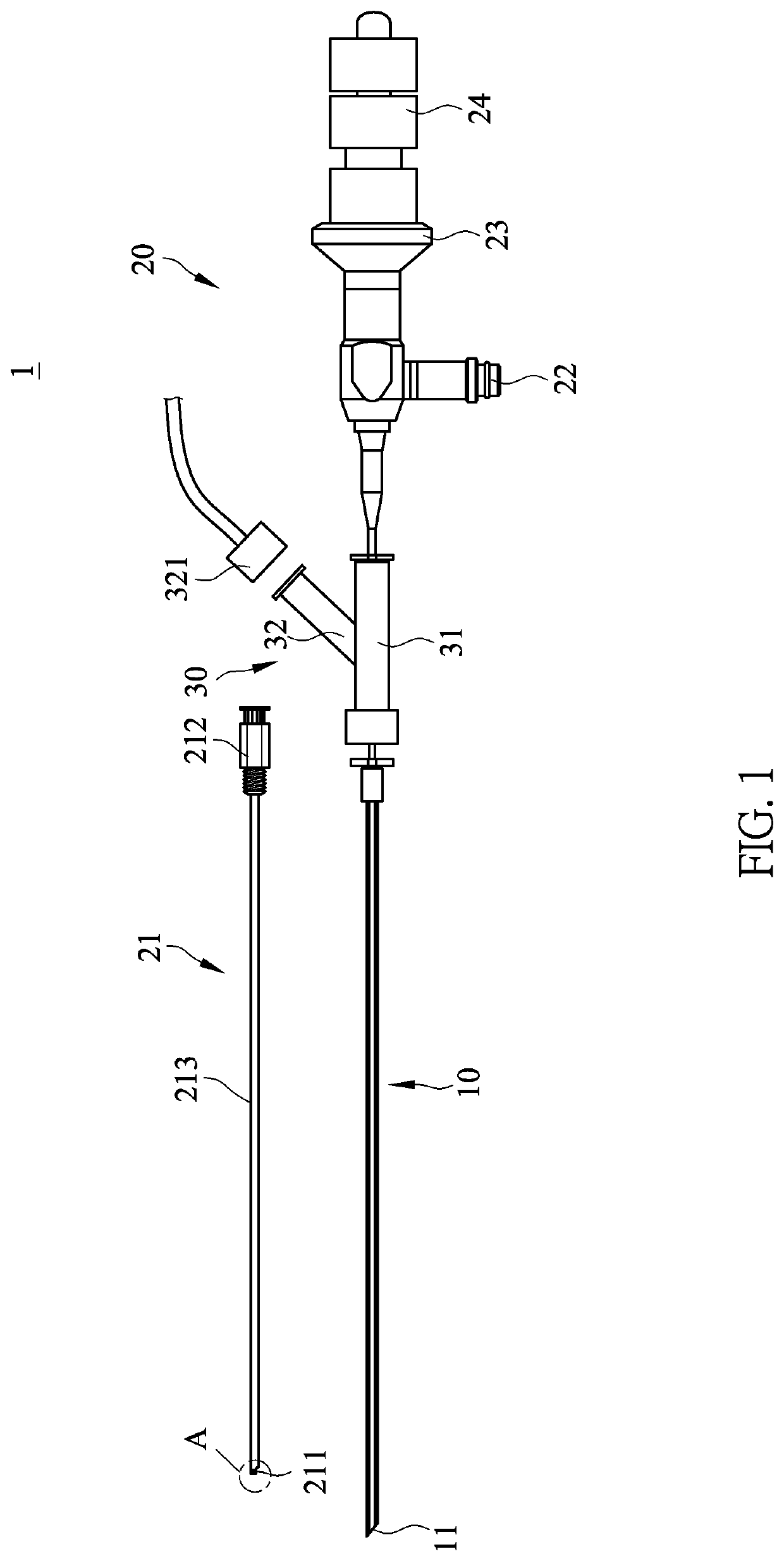 Endoscope Combined with Injection Needle