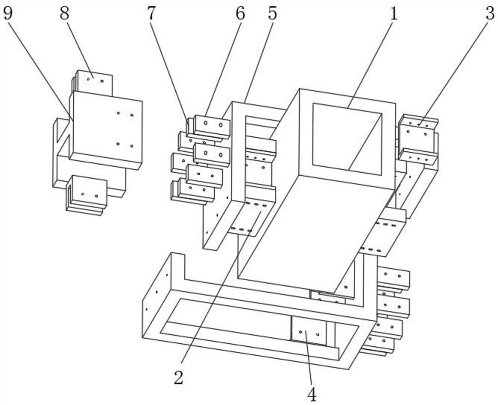 A hinged steel structure node