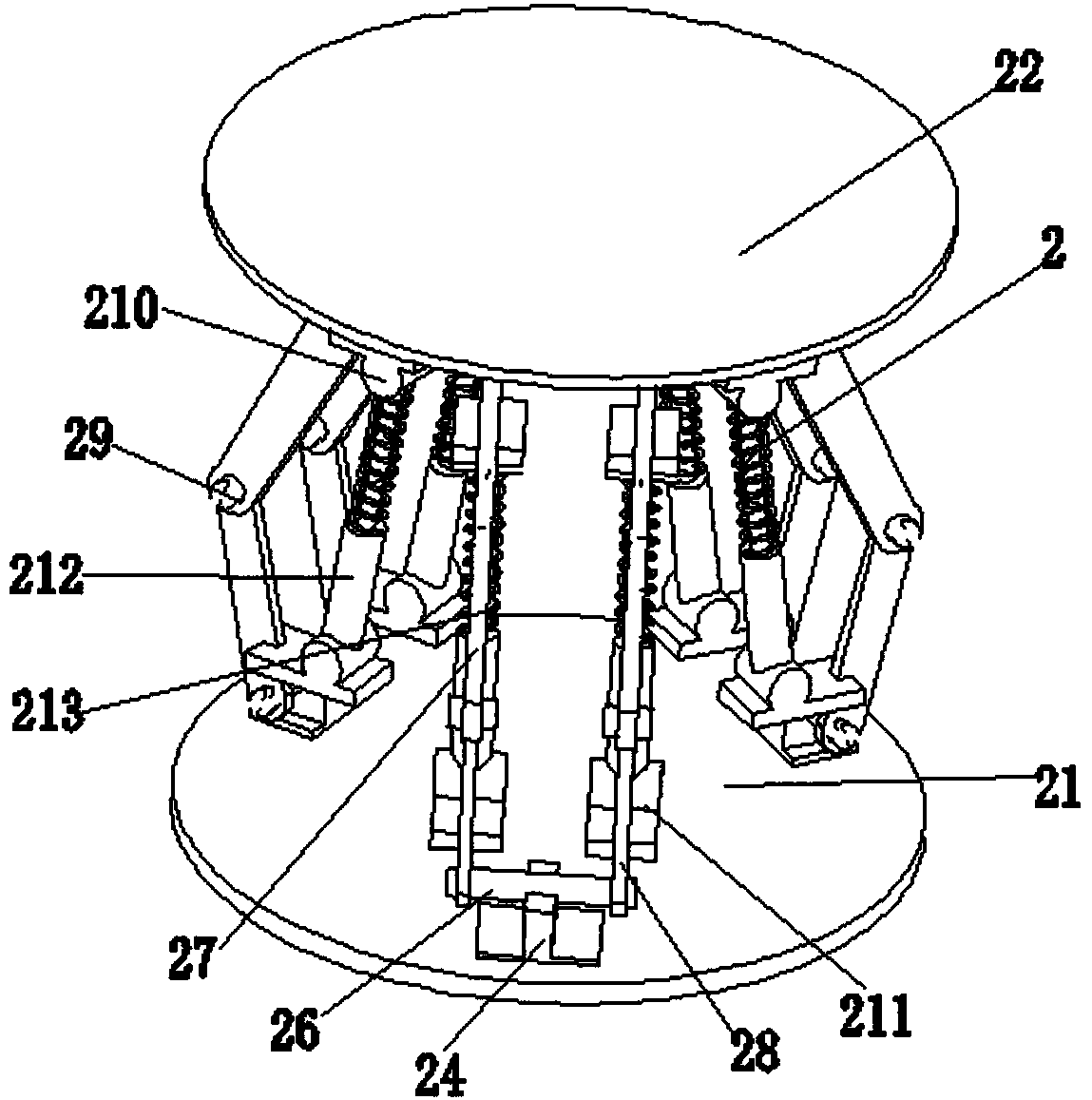 An intelligent robot for building construction and handling based on delta parallel mechanism