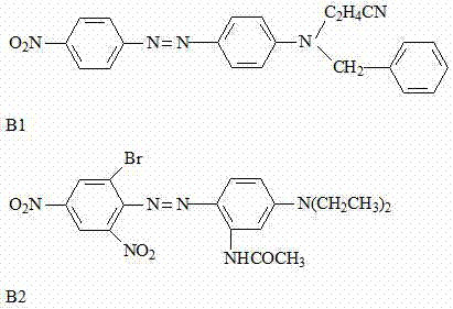 Black liquid dispersing dye with characteristics of high color fastness and low brightness, and preparation method thereof