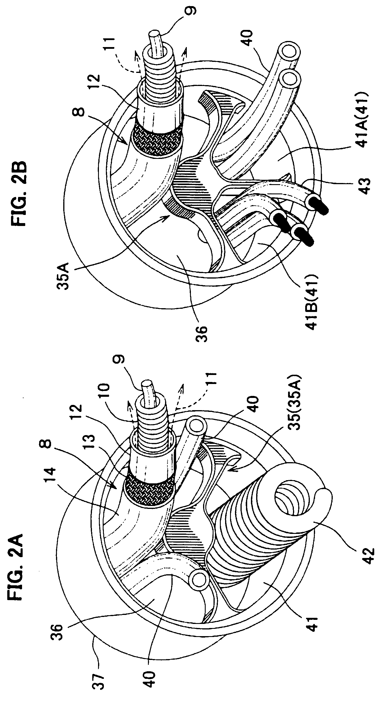 Cable arrangement for robot arm, and industrial robot utilizing the same