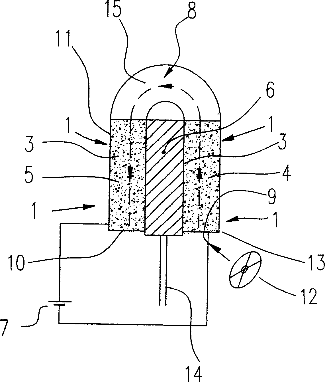 Photoelectricity catalytic reactor for degrading organic contaminant and degradation method