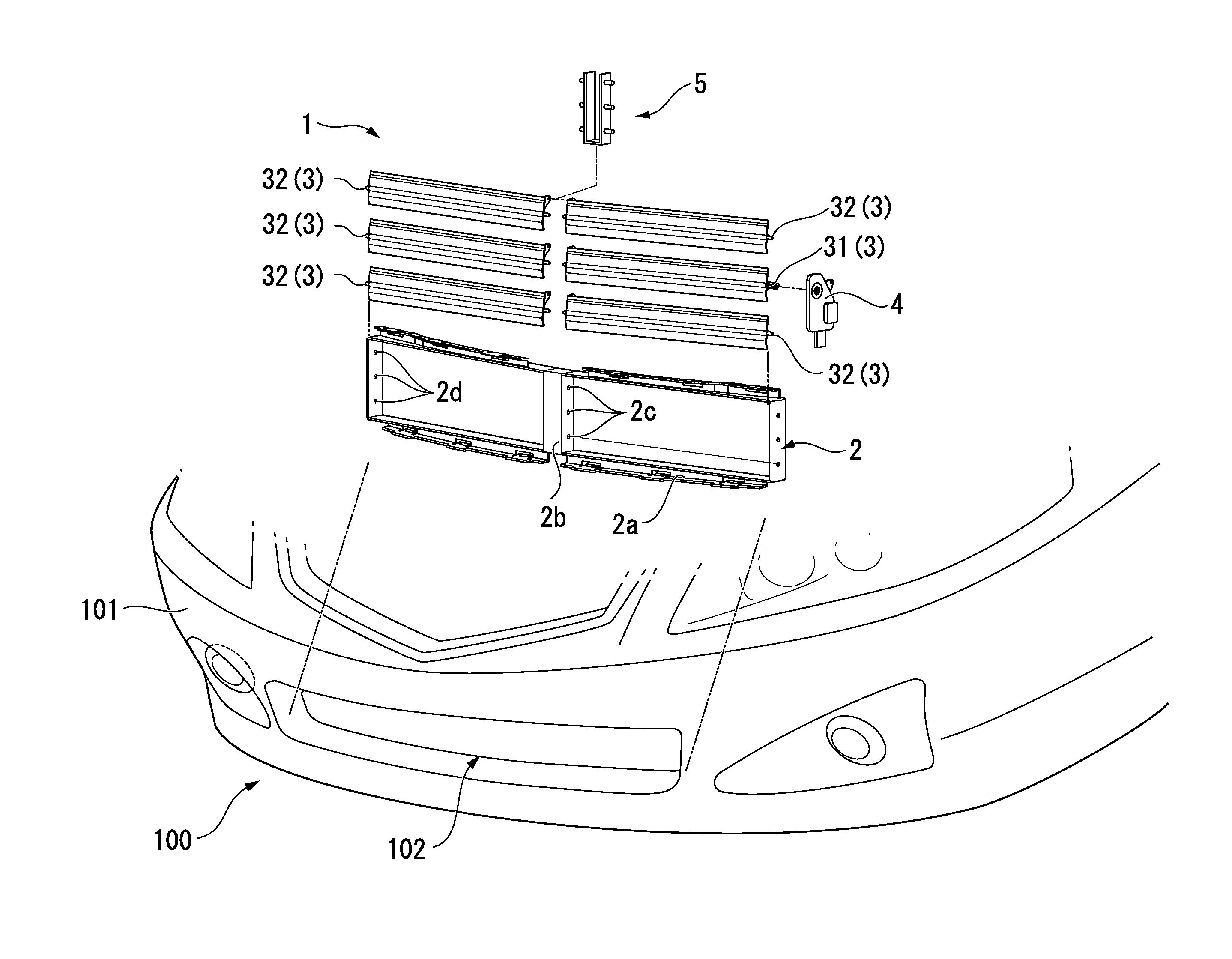 Vehicle grill shutter, vehicle flap member, and actuator