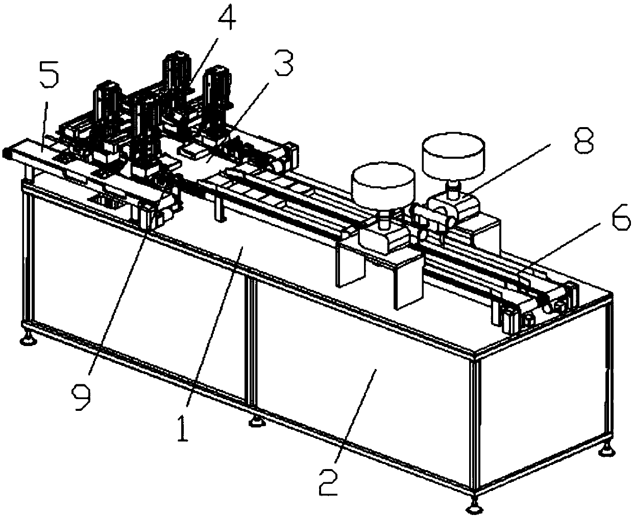 Tea briquetting and boxing machine