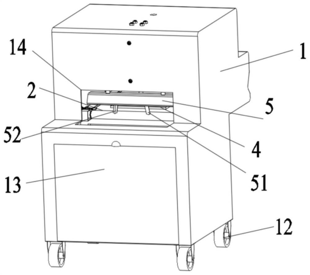 Waste mask recycling and treating device for public places