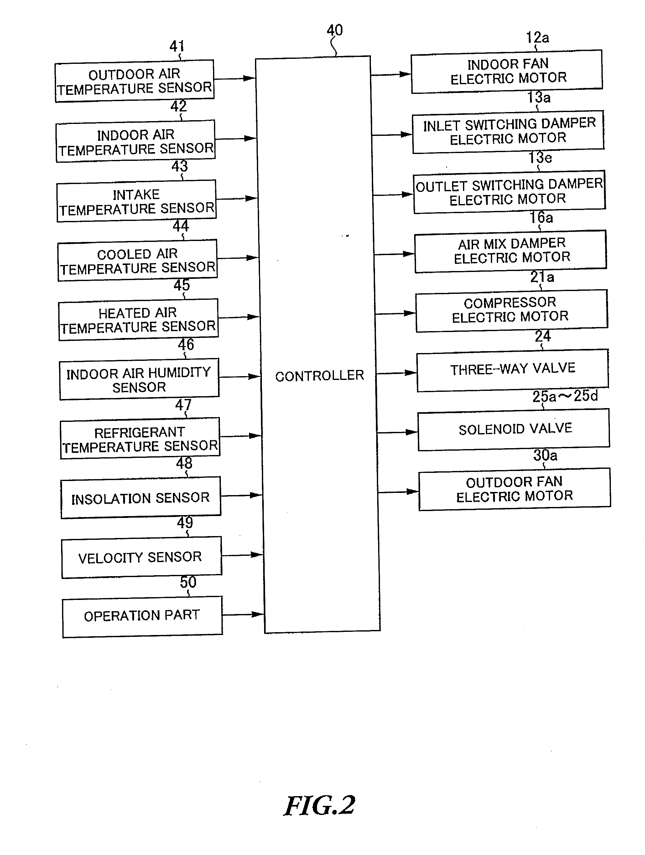 Air conditioning device for vehicle