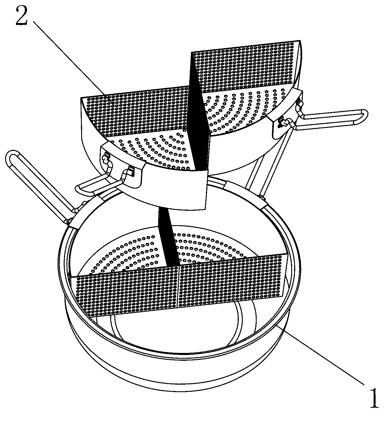 Chafing dish convenient for boiling food