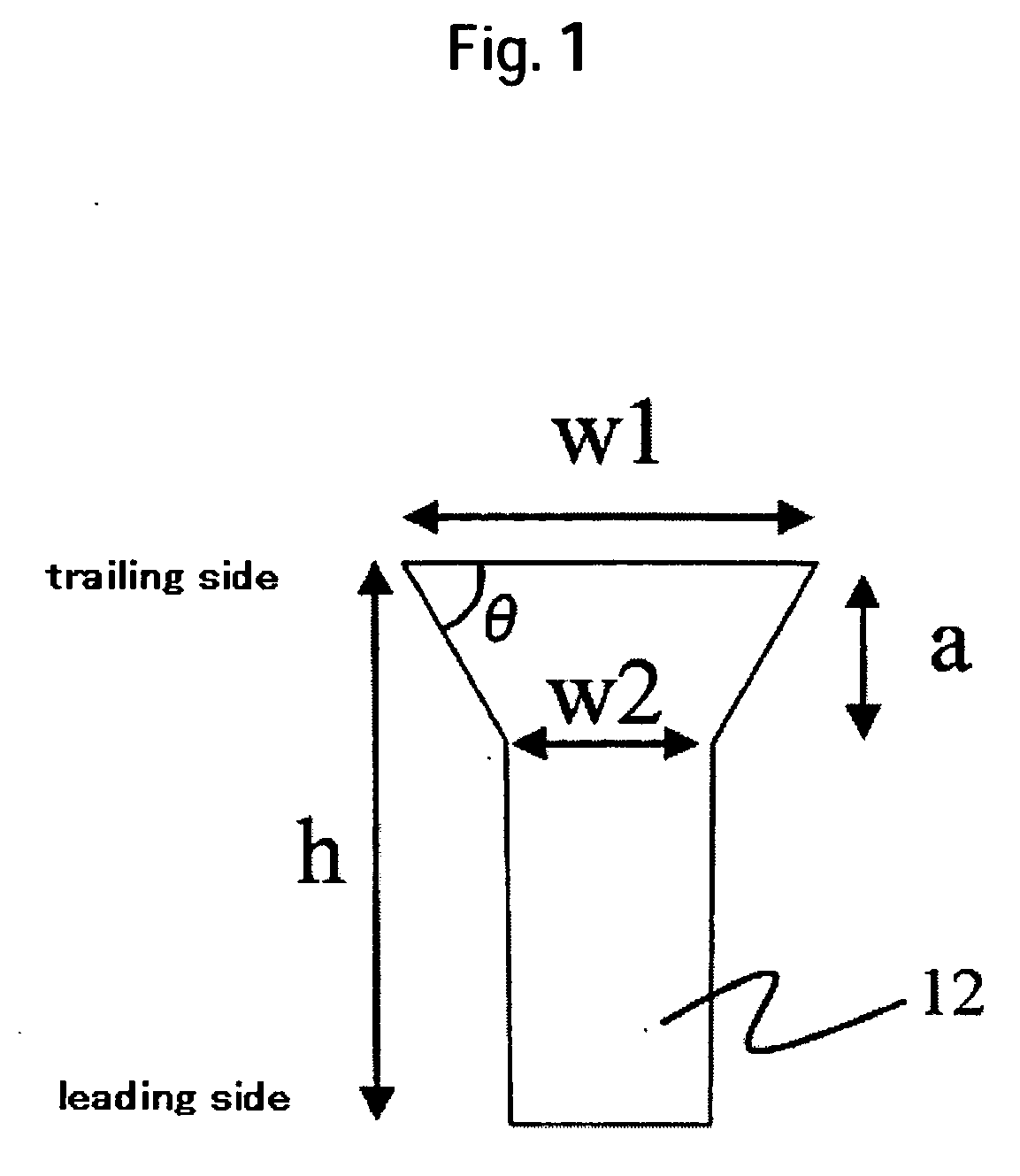 Perpendicular magnetic recording head and method for production thereof