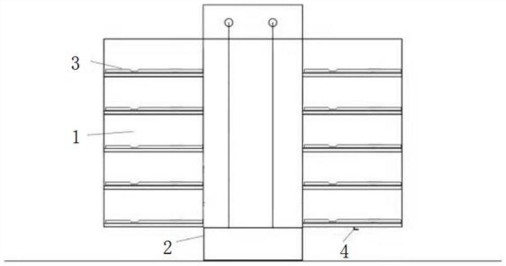 A parking device and method based on the installation of elevators in old residential areas