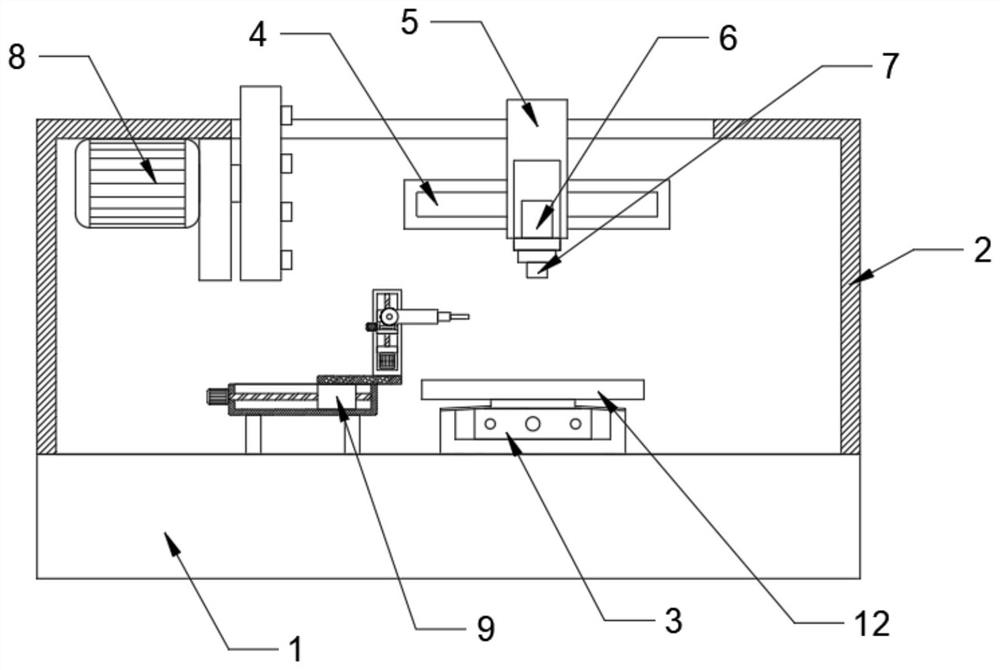 Horizontal numerical control machining center for precision parts