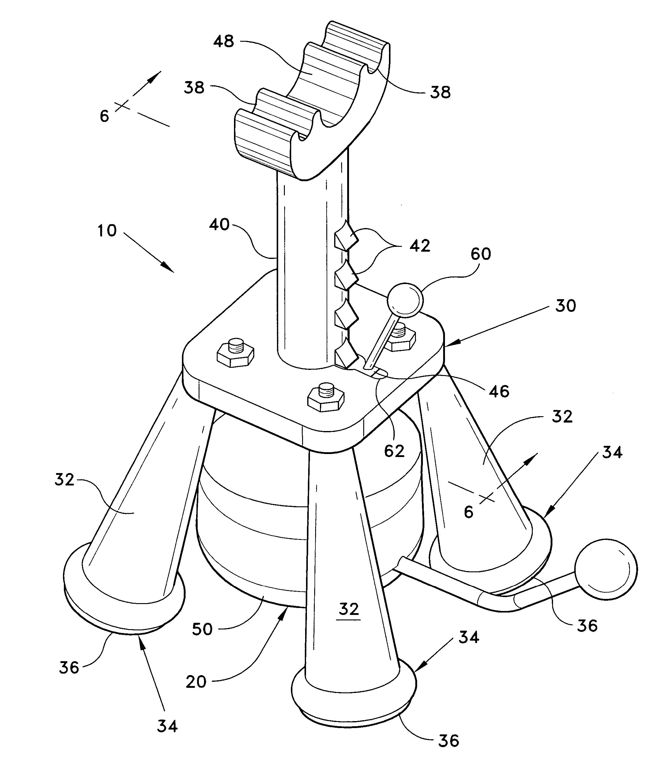 Hydraulic jack stand