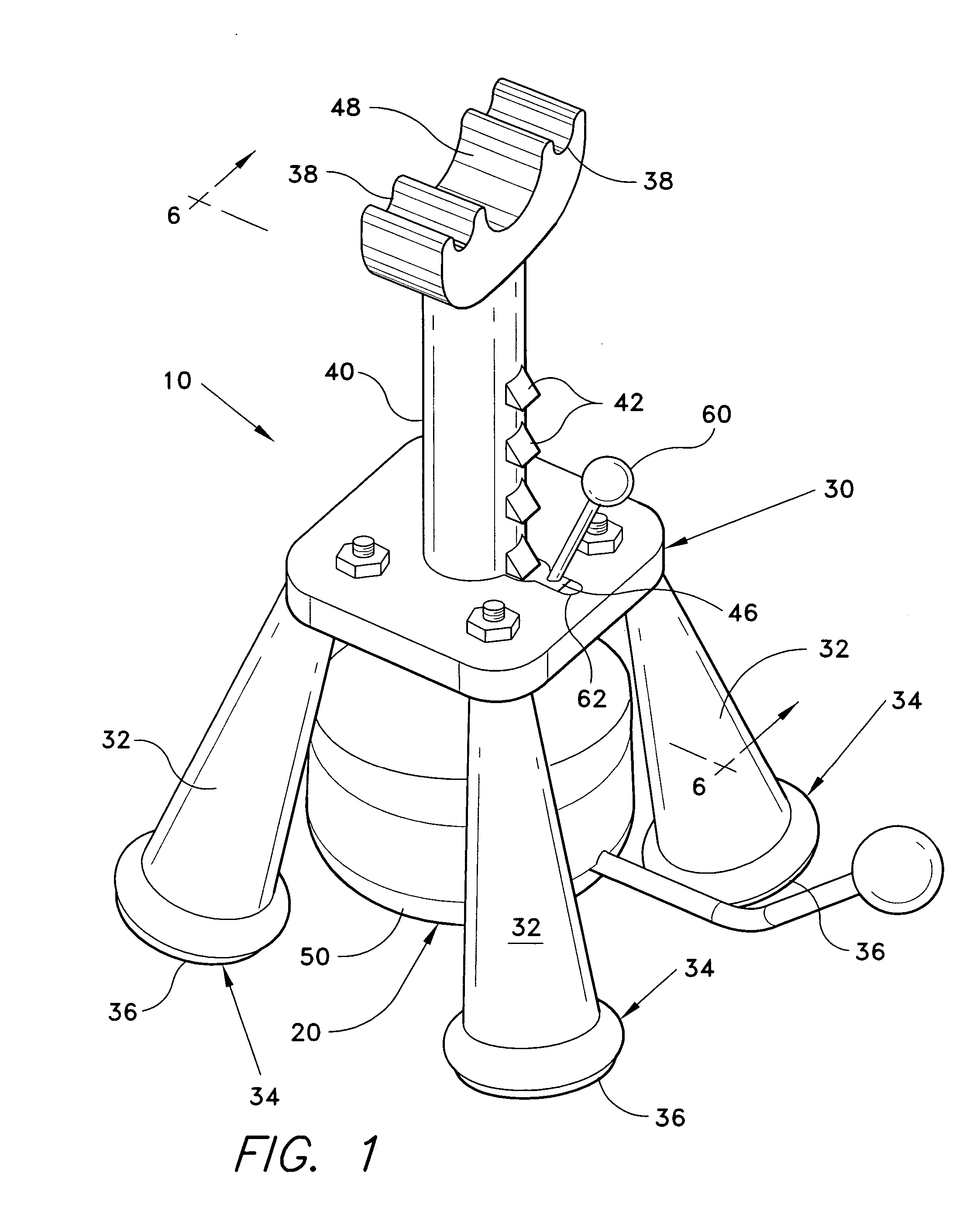 Hydraulic jack stand