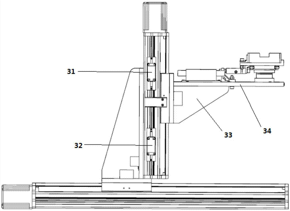 Automatic detection device for releasing force of hand automobile seat lock and sliding force of slide rail