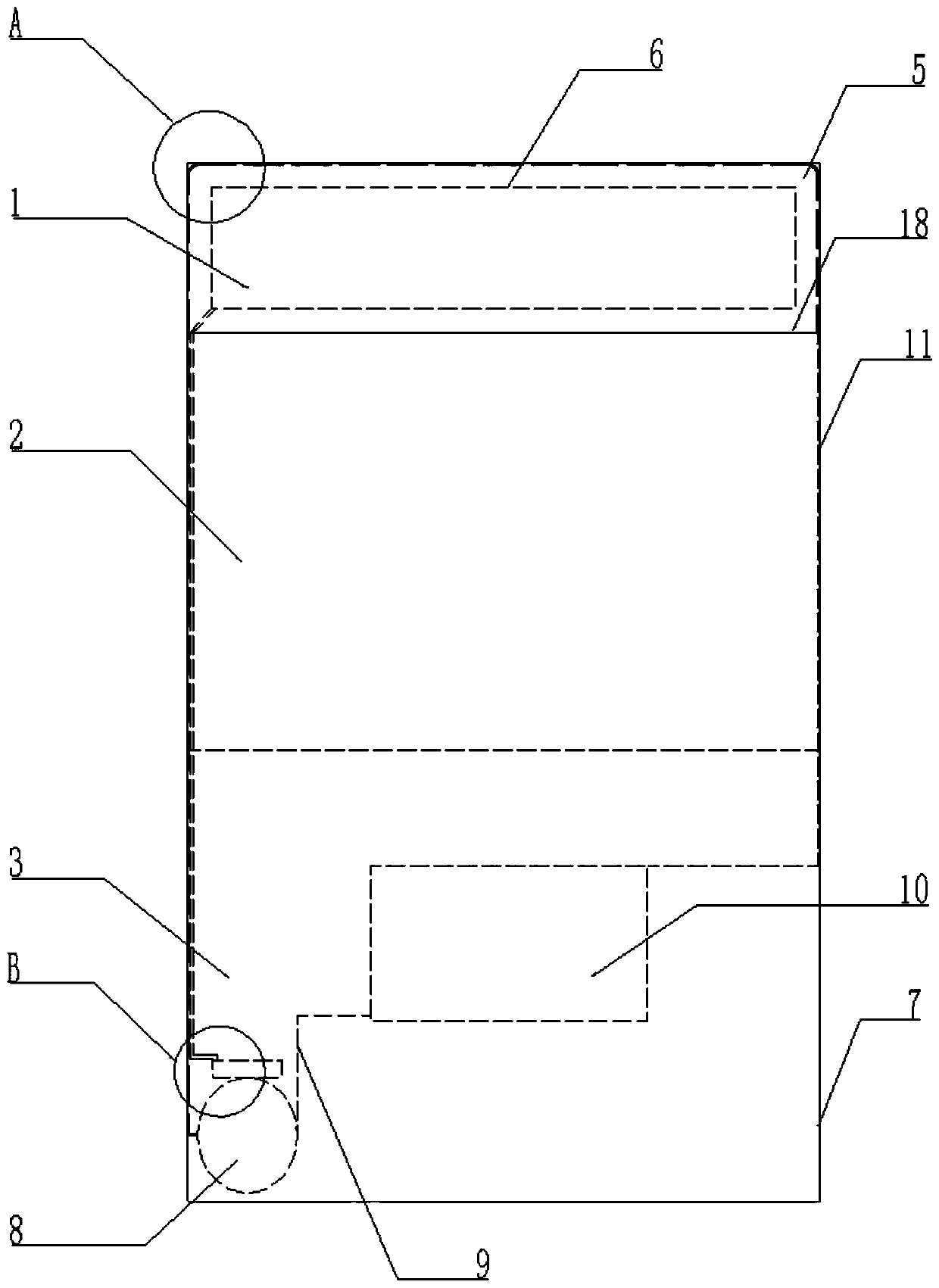 Refrigerator with unfreezing function and unfreezing storage method