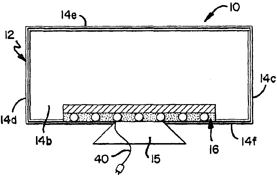 Electronic display device with integrated lighting system