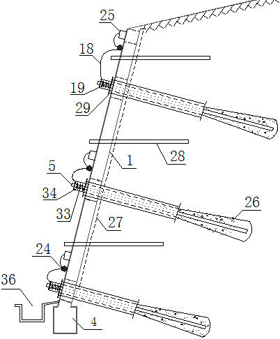 Cold region active ventilation cooling self-recovery slope anchorage structure and construction method