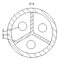 A stirring device capable of adding building materials in proportion