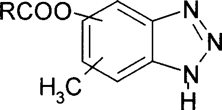 Corrosion inhibitor in use for lubricating oil in esters