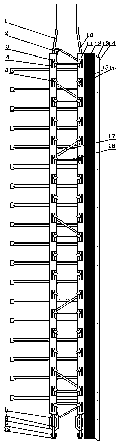 T-shaped assembling integral type shear wall external wall panel and construction method