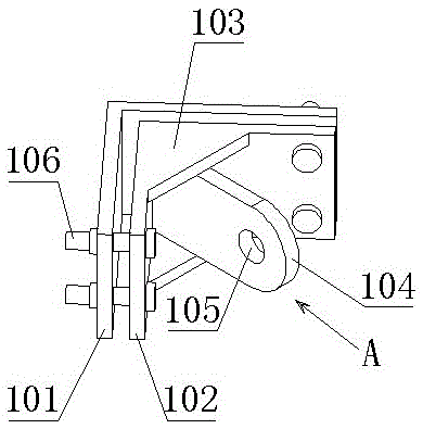 Steel tower operation steering combination device