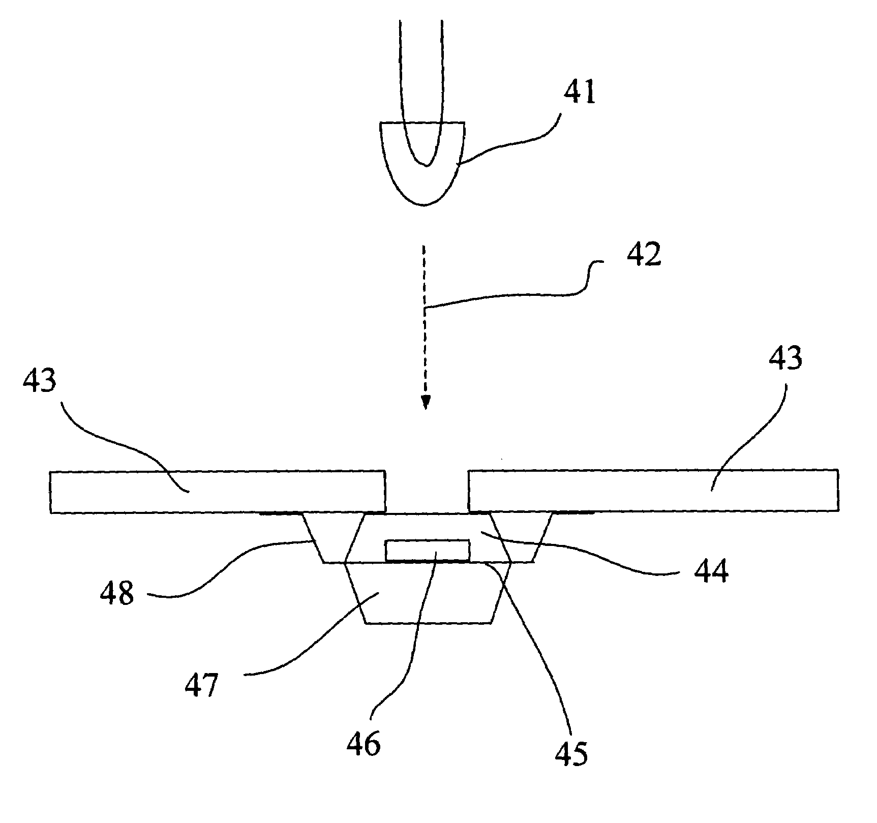 Optical package with double formed leadframe