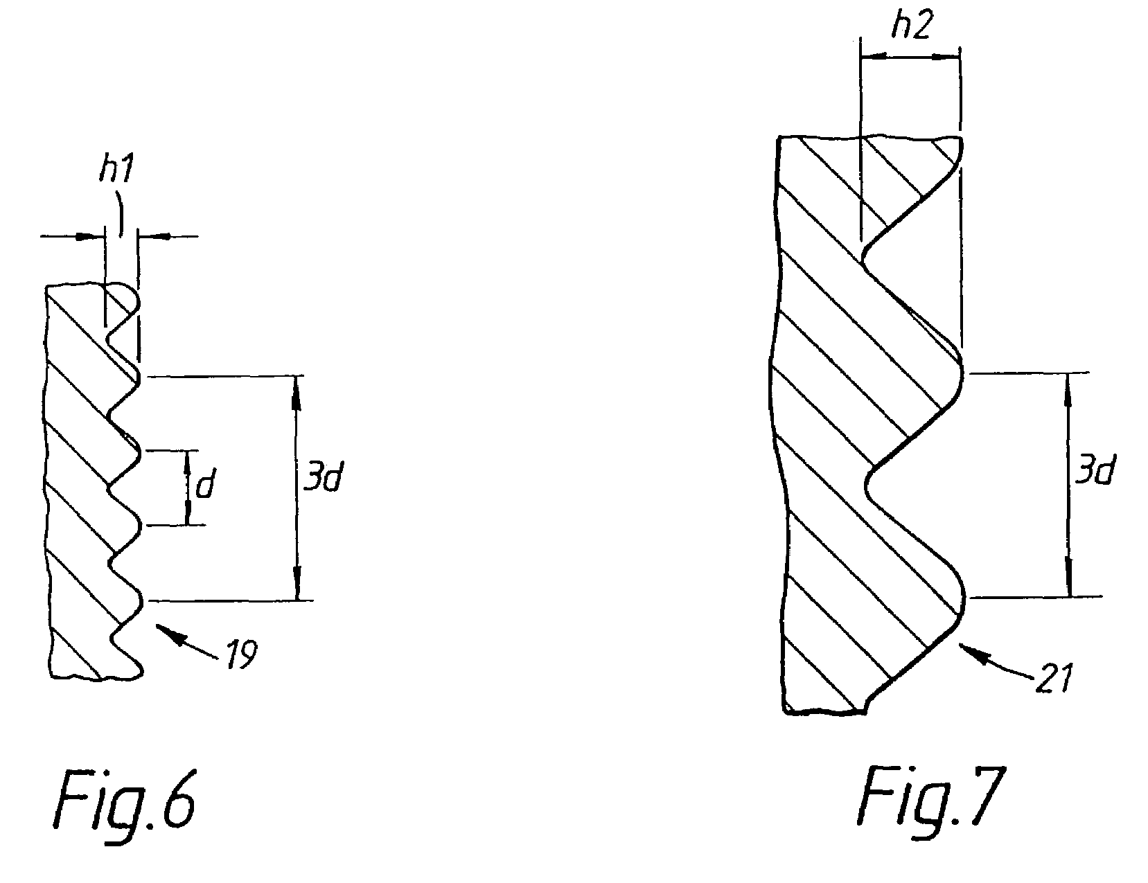 Implant having circumferentially oriented roughness