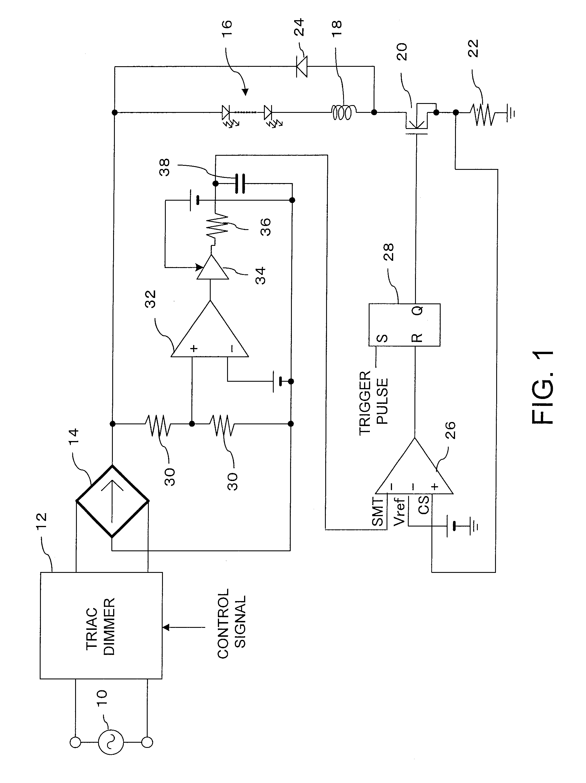 LED dimmer circuit