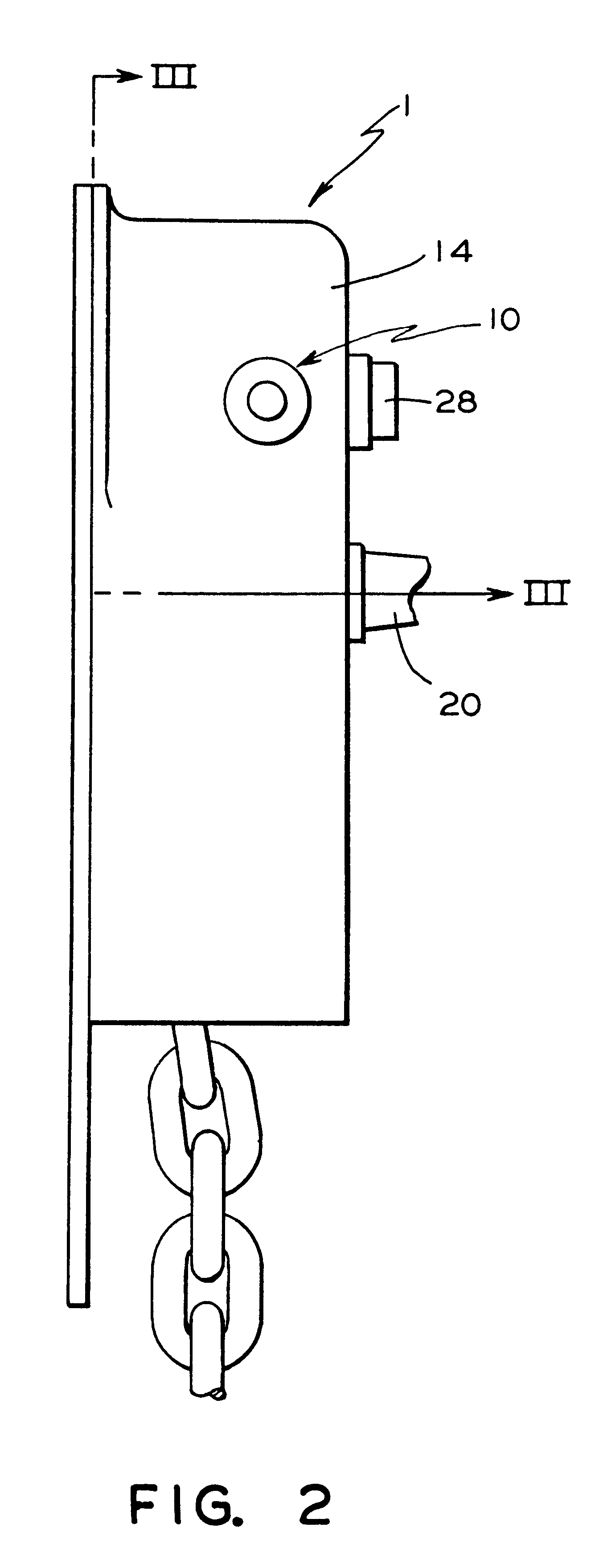 Mechanical sensor for a quick release hand brake