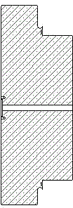 Forging method for unloading and temporary storage device-end flange