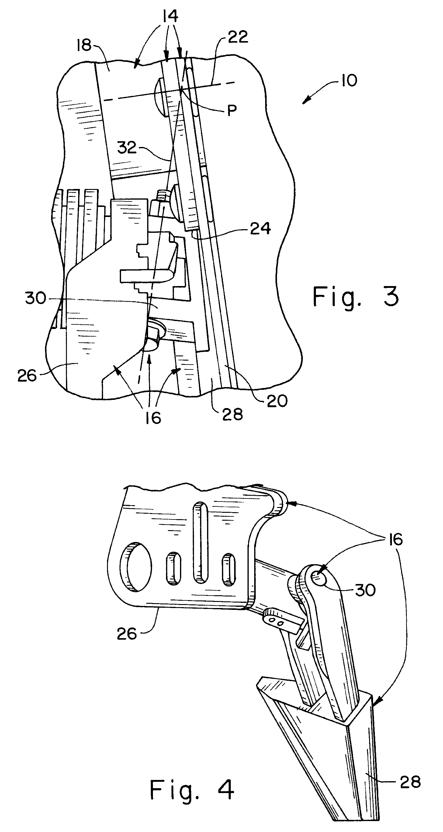 Opener disk blade scraper hinge geometry to maintain contact with deflected disk blade