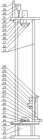 Connecting end drilling production line of epoxy glass fiber pipe