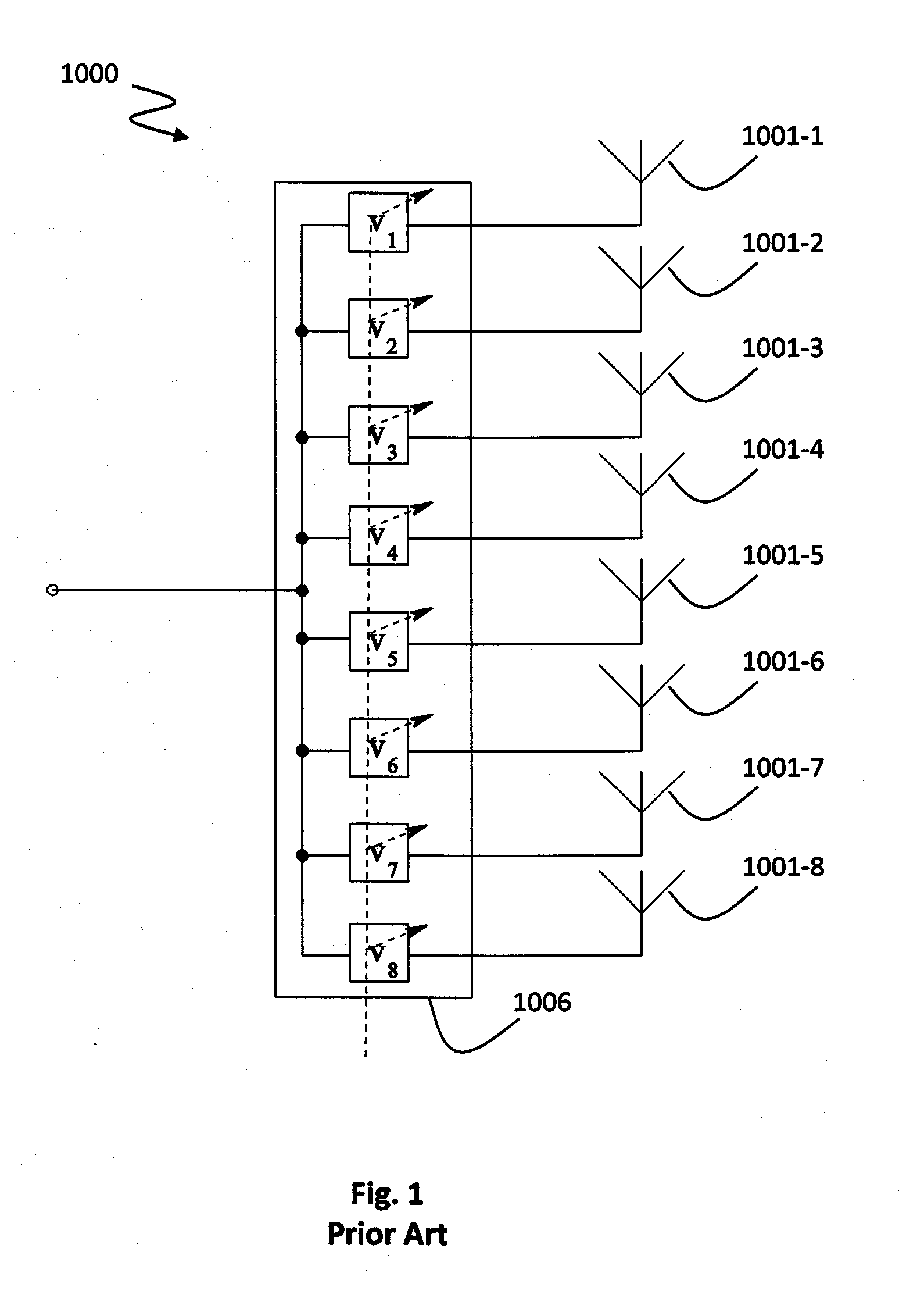 Antenna array and method for operating antenna array