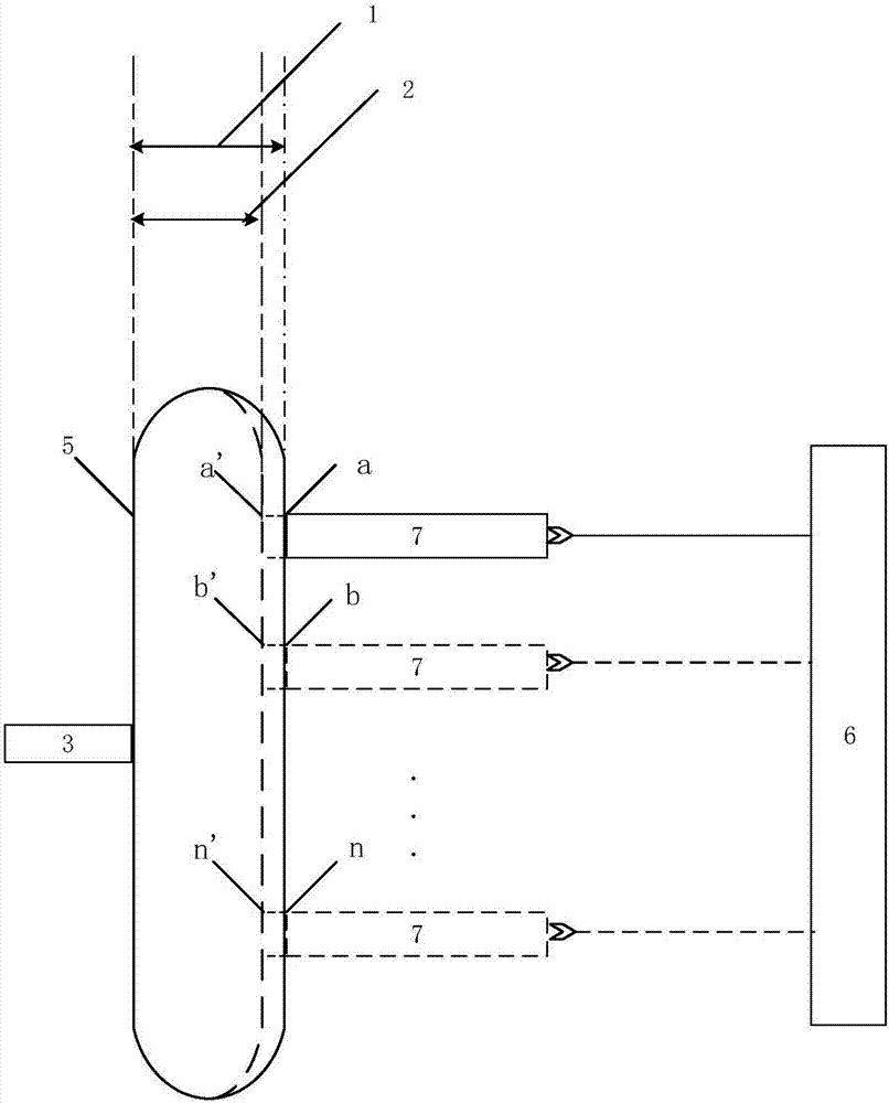 Method for measuring component of complex solution though double-light path transmission and fluorescence spectroscopy at multiple positions