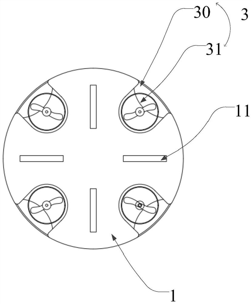 Unmanned aerial vehicle with underwater submerging function