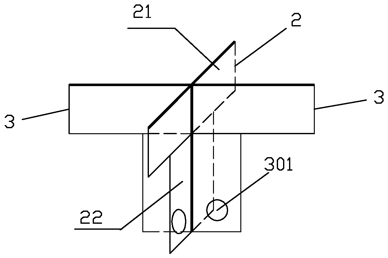 Floor common formwork removing pre-buried part assembly and manufacturing and mounting construction methods thereof