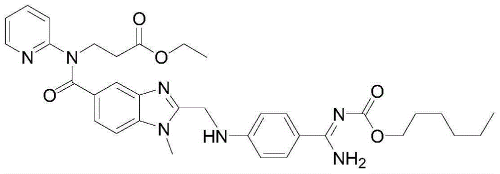 Preparation method of dabigatran etexilate intermediate