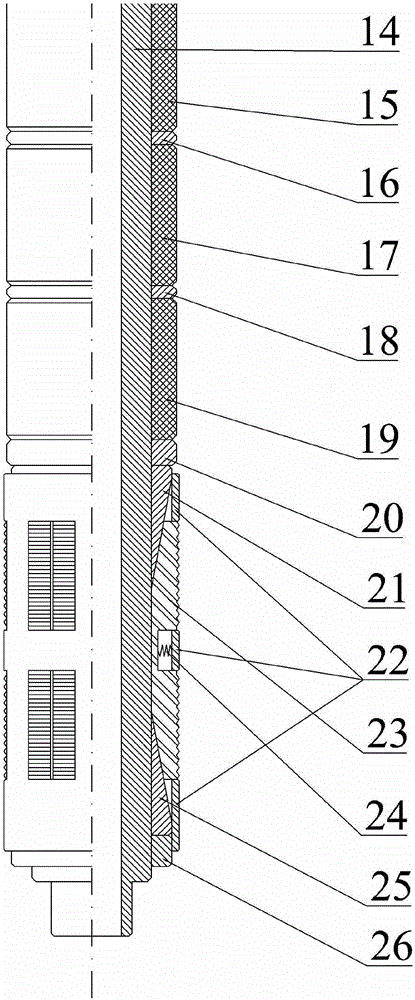 Downhole electric control compression type packer