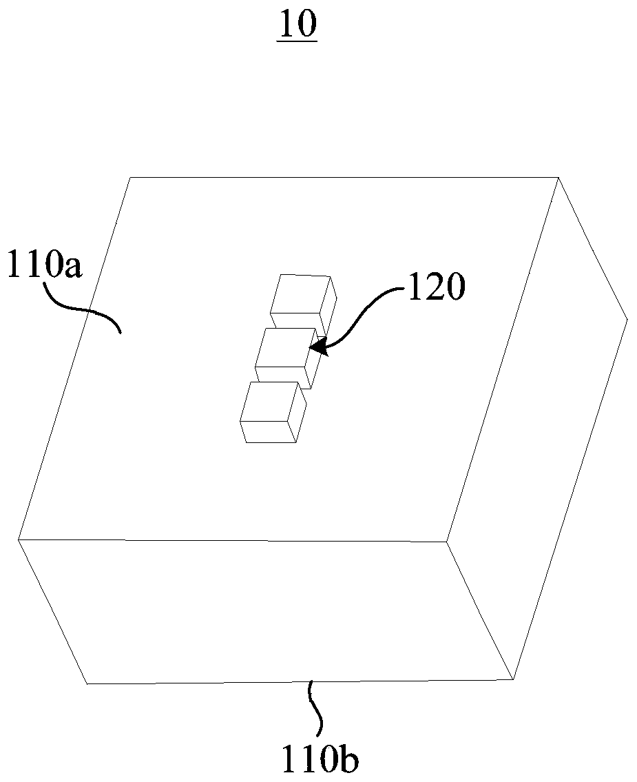 LED lamp bead and LED display structure