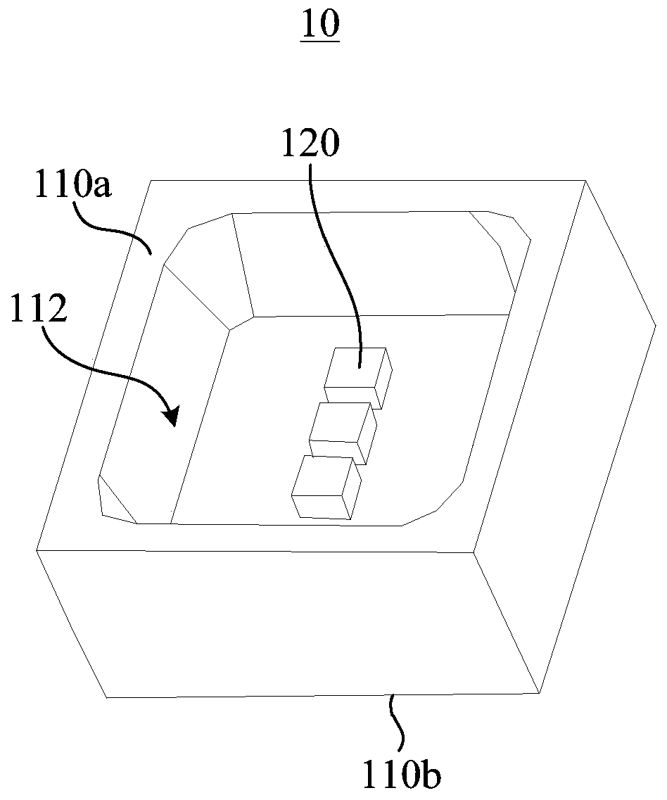 LED lamp bead and LED display structure