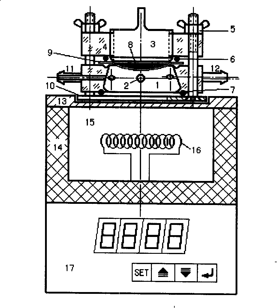 Pulsation circulation type transdermal experiment instrument