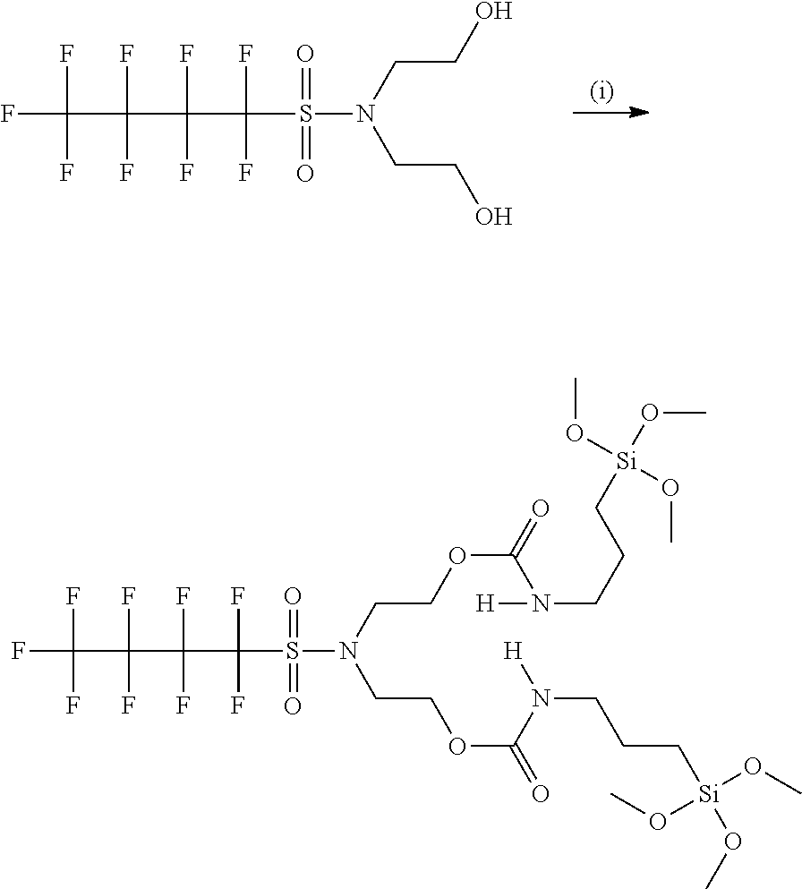 Optical device surface treatment process and smudge-resistant article produced thereby