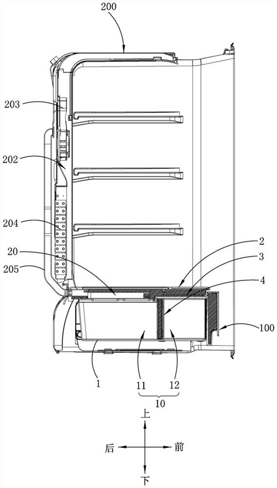 Storage boxes and refrigeration equipment