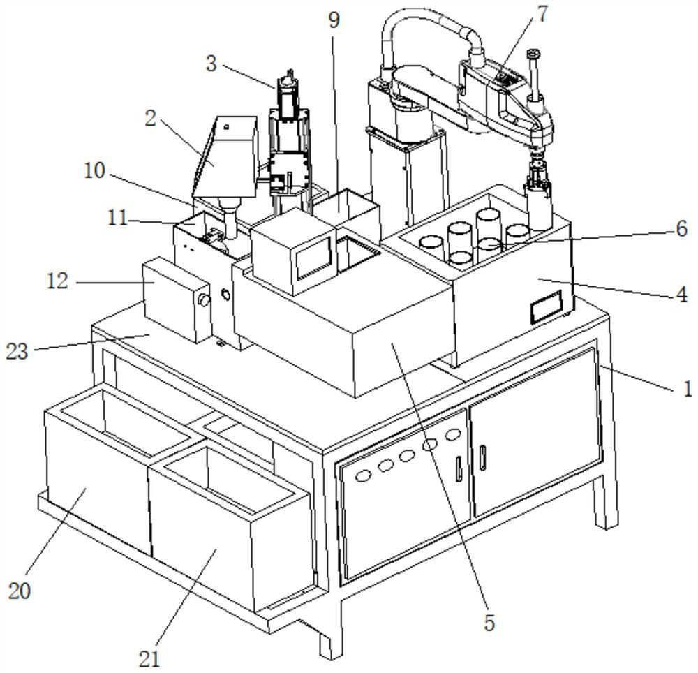 A fully automatic intelligent liquid dynamic viscosity measurement device and method